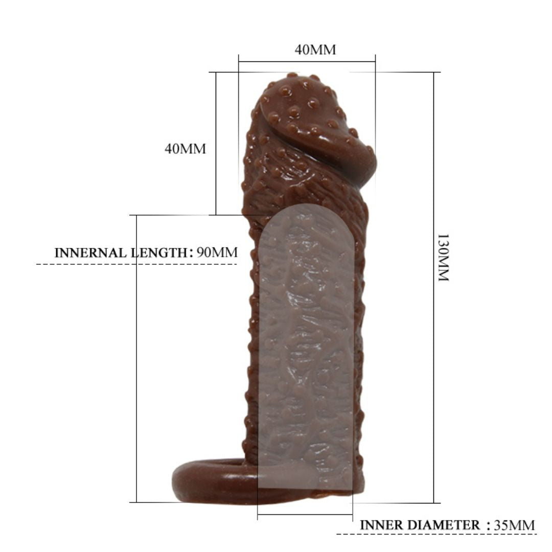 Chocolate JCB Silicon Reusable Condom