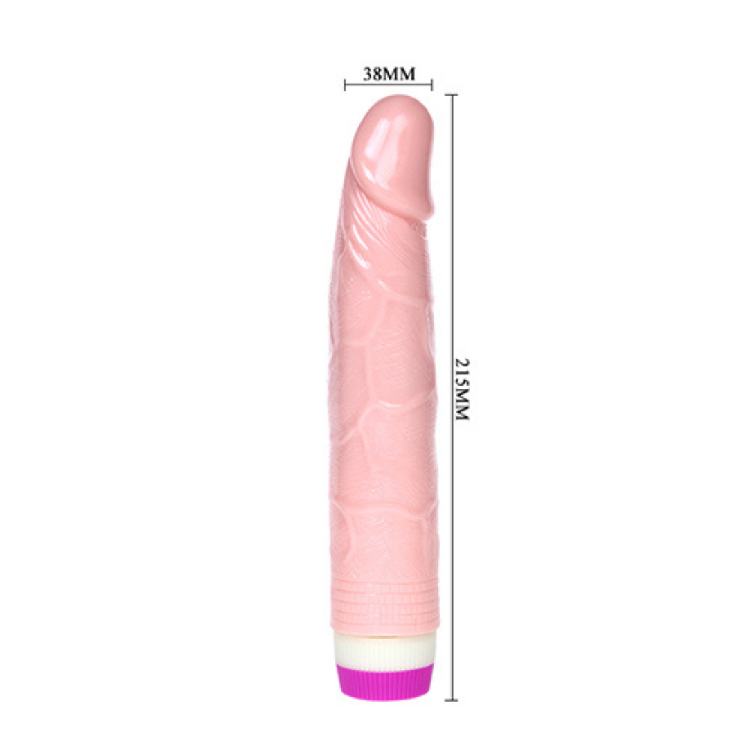 Stud Jelly 9 Inch Vibrating Dildo