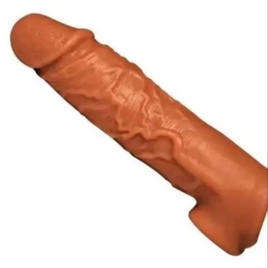 6 inch chocolate silicon dragon condom